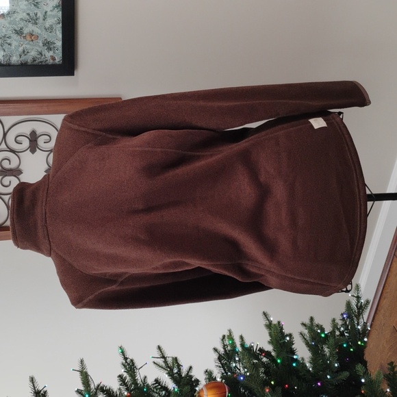 North Face Women's Crescent Ridge Shawl Collar Fleece Pullover Brown Large NWT - Picture 3 of 10